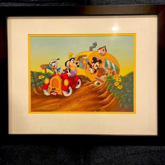 Fabulous Disney Framed Artwork with Certificate of Authenticity - Picture 1 of 4
